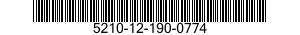 5210-12-190-0774 CALIPER,MICROMETER,INSIDE 5210121900774 121900774
