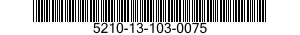 5210-13-103-0075 BEVEL,SLIDING T 5210131030075 131030075