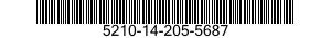 5210-14-205-5687 GAGE,CANNON BORE EROSION 5210142055687 142055687