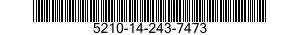 5210-14-243-7473  5210142437473 142437473