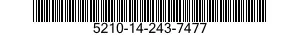 5210-14-243-7477  5210142437477 142437477