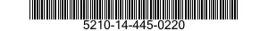 5210-14-445-0220 DISK,MASTER,STANDARD 5210144450220 144450220