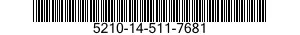 5210-14-511-7681 GAGE BLOCK 5210145117681 145117681