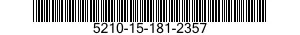 5210-15-181-2357 CALIBRO REGOLAZIONE 5210151812357 151812357