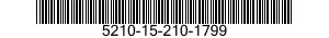 5210-15-210-1799 TAPE,MEASURING 5210152101799 152101799