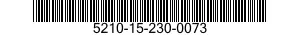 5210-15-230-0073 MICROMETRO CENTESIM 5210152300073 152300073