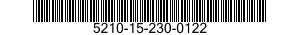 5210-15-230-0122 RISCONTRO PER MICRO 5210152300122 152300122