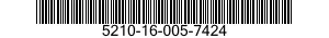 5210-16-005-7424 GAGE,DEPTH,RULE 5210160057424 160057424