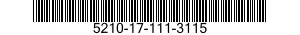 5210-17-111-3115 CALIPER,VERNIER 5210171113115 171113115