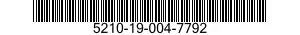 5210-19-004-7792 GAGE,THICKNESS 5210190047792 190047792