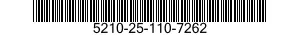 5210-25-110-7262  5210251107262 251107262