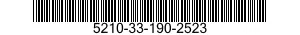 5210-33-190-2523 TAPE,MEASURING 5210331902523 331902523