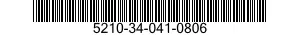5210-34-041-0806 INDICATOR,DIAL 5210340410806 340410806