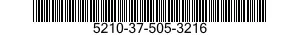 5210-37-505-3216  5210375053216 375053216