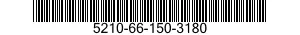 5210-66-150-3180 TAPE,MEASURING 5210661503180 661503180