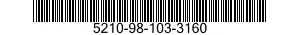 5210-98-103-3160  5210981033160 981033160