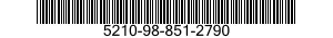 5210-98-851-2790  5210988512790 988512790