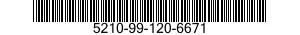 5210-99-120-6671 BLADE,THICKNESS GAGE 5210991206671 991206671