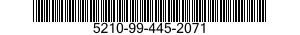 5210-99-445-2071  5210994452071 994452071