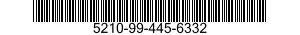 5210-99-445-6332  5210994456332 994456332