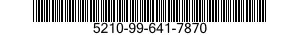 5210-99-641-7870 GAGE BLOCK SET 5210996417870 996417870