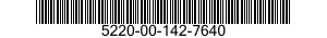 5220-00-142-7640 GAGE,PLUG,PLAIN CYLINDRICAL 5220001427640 001427640