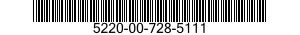 5220-00-728-5111  5220007285111 007285111