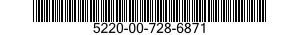 5220-00-728-6871  5220007286871 007286871