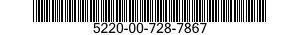 5220-00-728-7867  5220007287867 007287867