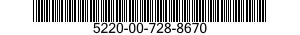 5220-00-728-8670  5220007288670 007288670
