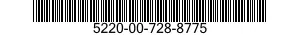 5220-00-728-8775  5220007288775 007288775