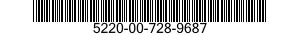 5220-00-728-9687  5220007289687 007289687