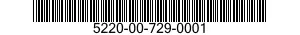 5220-00-729-0001  5220007290001 007290001