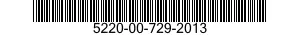 5220-00-729-2013  5220007292013 007292013