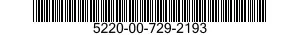 5220-00-729-2193  5220007292193 007292193