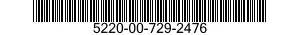 5220-00-729-2476  5220007292476 007292476