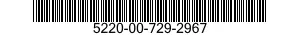 5220-00-729-2967  5220007292967 007292967