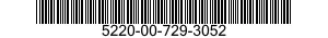 5220-00-729-3052  5220007293052 007293052
