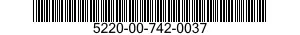 5220-00-742-0037  5220007420037 007420037