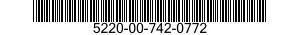 5220-00-742-0772  5220007420772 007420772