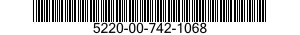 5220-00-742-1068  5220007421068 007421068