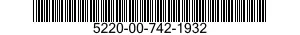 5220-00-742-1932  5220007421932 007421932