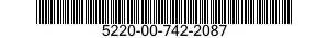 5220-00-742-2087  5220007422087 007422087