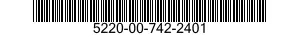 5220-00-742-2401  5220007422401 007422401