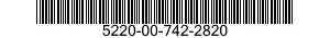 5220-00-742-2820  5220007422820 007422820