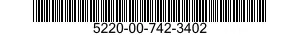 5220-00-742-3402  5220007423402 007423402