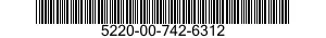 5220-00-742-6312  5220007426312 007426312