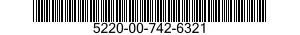 5220-00-742-6321  5220007426321 007426321