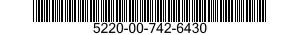 5220-00-742-6430  5220007426430 007426430