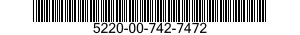 5220-00-742-7472  5220007427472 007427472